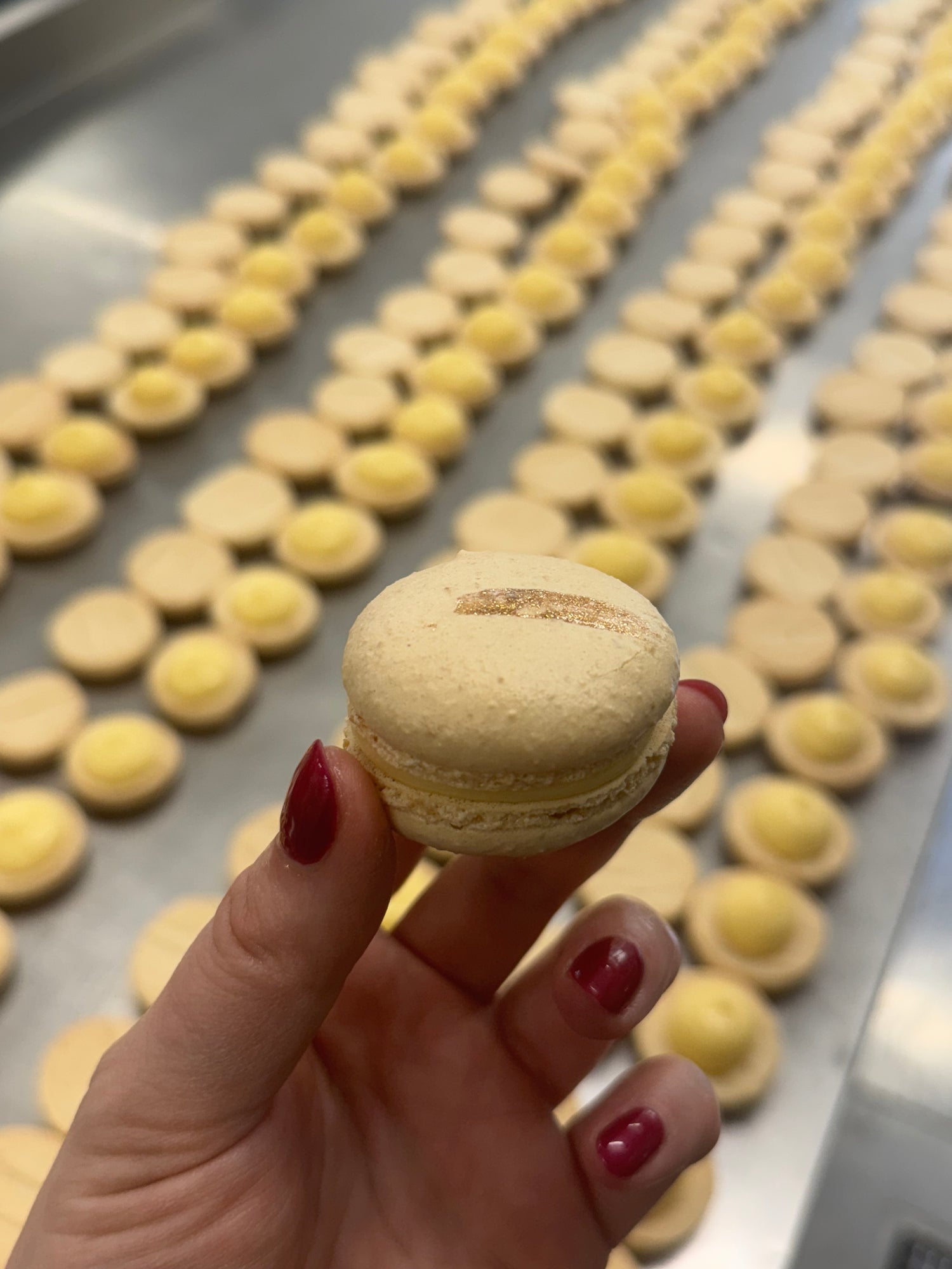 Yuzu macarons