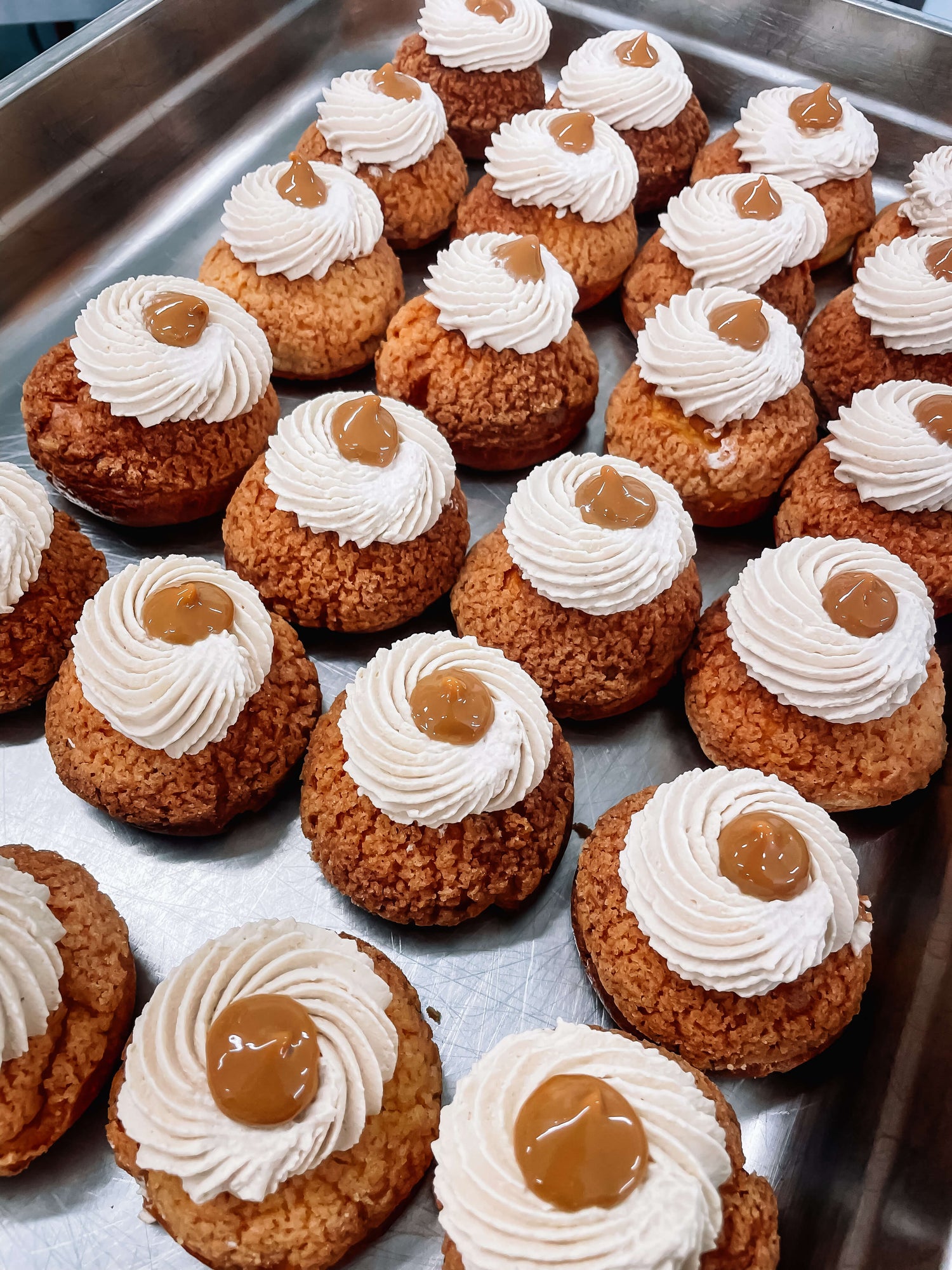Soes met koffie en dulche de leche