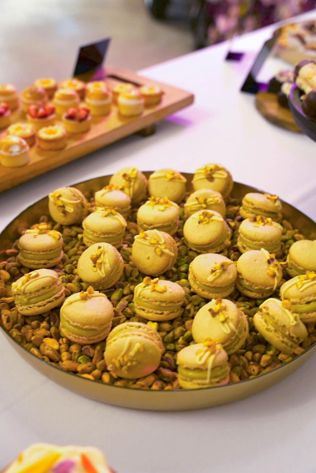 Pistache macarons