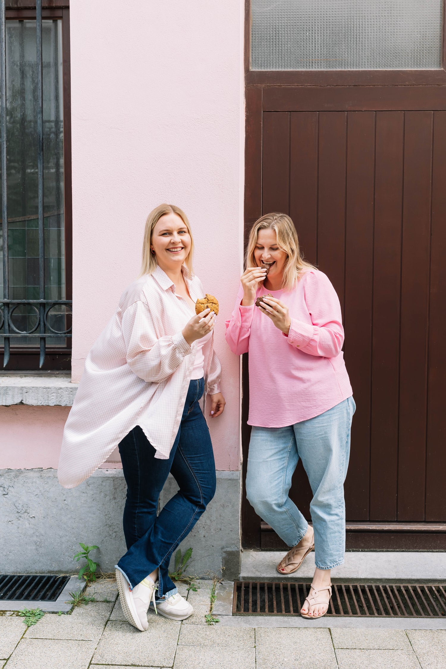 Tine en Elien de zaakvoerders van Baking Sisters (foto van byNouchka)